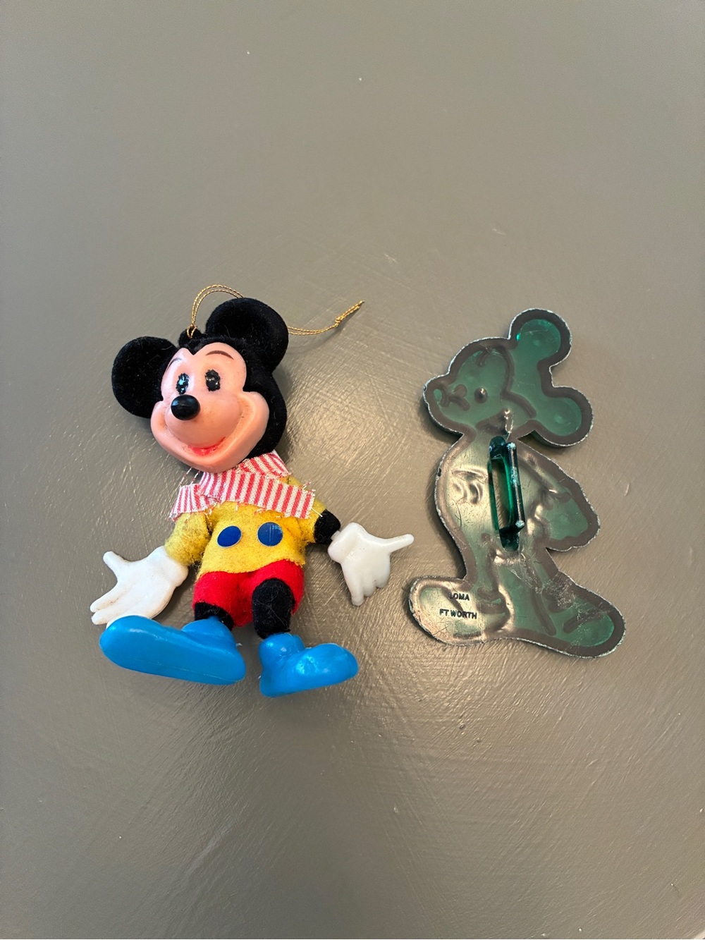 Vintage Mickey Mouse ornament & cookie cutter
